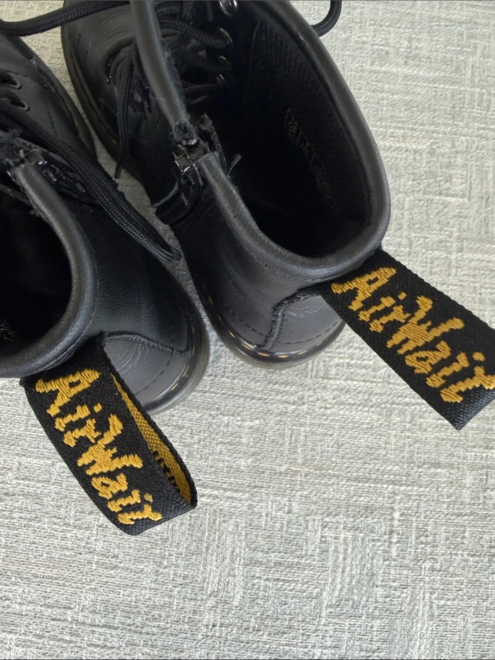 Dr. Martens Black Boots Girls Size 1